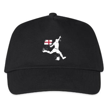 Football England Fan Player Blast Équipe - Casquette de baseball Enfant - noir - Devant