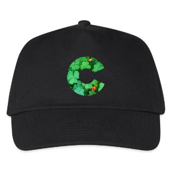 Trèfles C - Casquette de baseball Enfant - noir - Devant