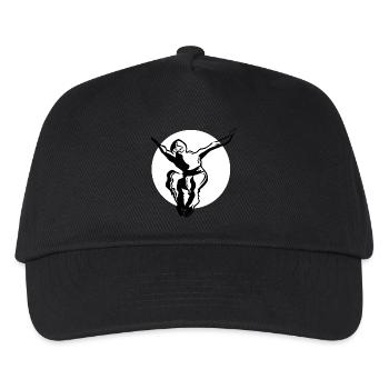 Ninja - whiteblack - Kids’ Baseball Cap - black - Front