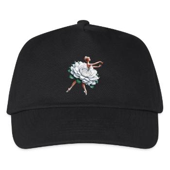 Balletttänzerin mit Tutu - Kinder Basecap - Schwarz - Vorne