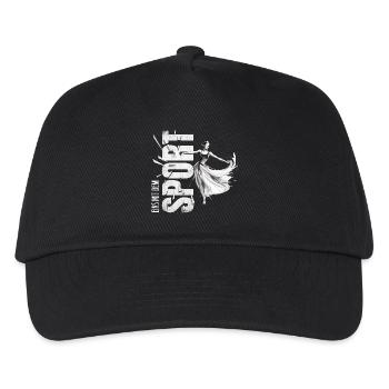 Eins mit dem Sport - Tanzen - Kinder Basecap - Schwarz - Vorne