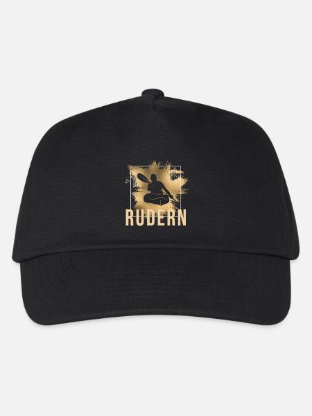 Rudern - Kinder Basecap - Schwarz