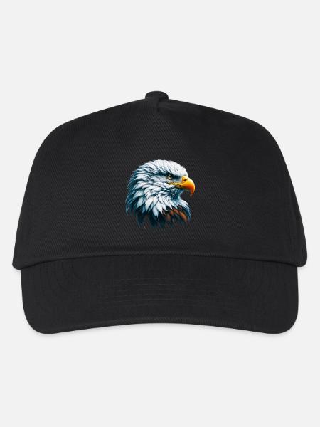 Adler - Kinder Basecap - Schwarz