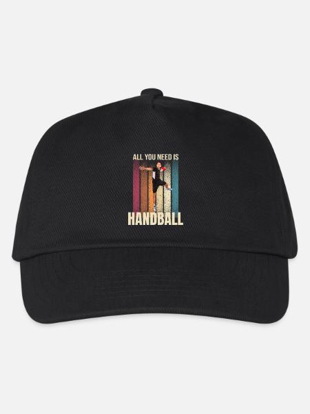 All you Need is Handball - Kinder Basecap - Schwarz
