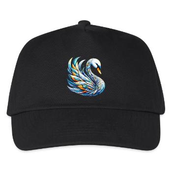 Swan - Kids’ Baseball Cap - black - Front