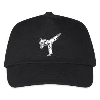 Female Karateka - Kids’ Baseball Cap - black - Front