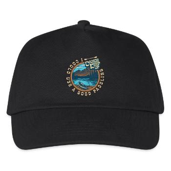 I could use a good paddling - Kinder Basecap - Schwarz - Vorne