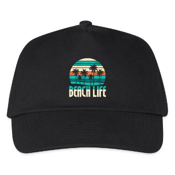 Beach Life Bliss - Kids’ Baseball Cap - black - Front
