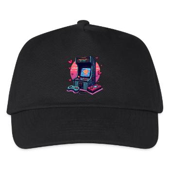 Don't Glitch my Vibe - Spieleautomat Games - Kinder Basecap - Schwarz - Vorne