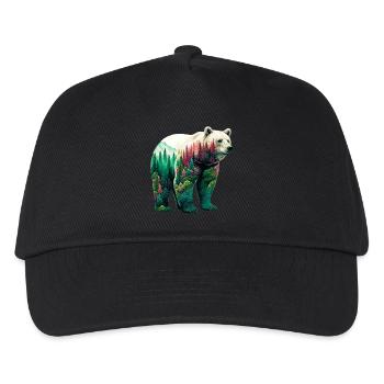 Ours - Casquette de baseball Enfant - noir - Devant