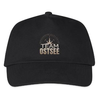 Team Ostsee - Kinder Basecap - Schwarz - Vorne