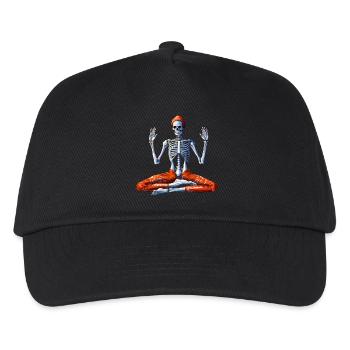 Yoga Skeleton - Kids’ Baseball Cap - black - Front