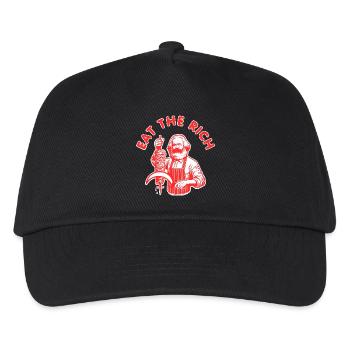 Eat the rich - Kids’ Baseball Cap - black - Front