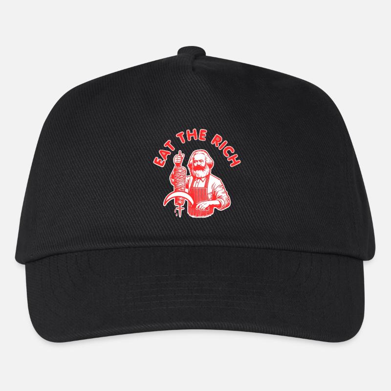 Eat the rich - Casquette de baseball Enfant - noir