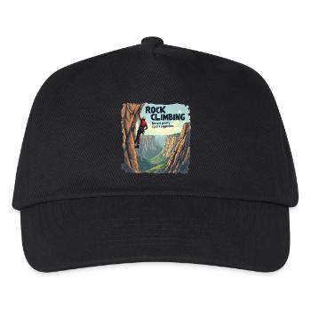 Climbing - Because Gravity Is Just a Suggestion - Kids’ Baseball Cap - black - Front