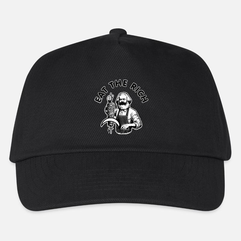 Eat the rich - Casquette de baseball Enfant - noir
