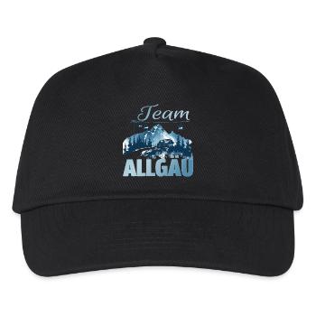 Team Allgäu - Kinder Basecap - Schwarz - Vorne