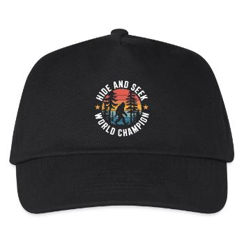 Hide and Seek World Champion - Kids’ Baseball Cap - black - Front
