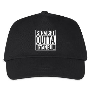 Straight OUTTA ISTANBUL - Kids’ Baseball Cap - black - Front