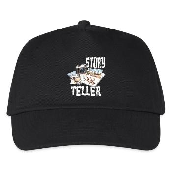 Story Teller - Kinder Basecap - Schwarz - Vorne