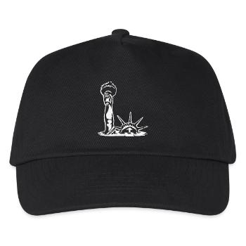 La Statue de la Liberté se noie - Casquette de baseball Enfant - noir - Devant