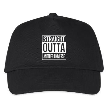 Straight OUTTA Another Universe - Kids’ Baseball Cap - black - Front