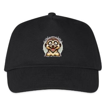 Erdmännchen - Kinder Basecap - Schwarz - Vorne
