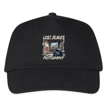 Lost Places Photography - Kinder Basecap - Schwarz - Vorne