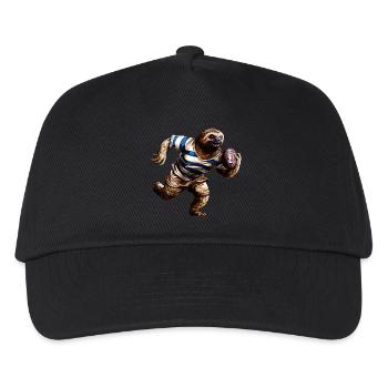 Joueur de rugby Sloths - Casquette de baseball Enfant - noir - Devant
