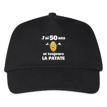 Birthday, 50th birthday, fiftieth birthday - Kids’ Baseball Cap - black - Front