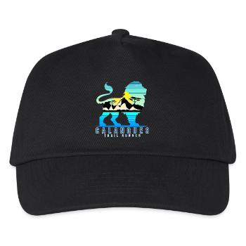 Calanque lion, Trail runner, sport, adventure - Kids’ Baseball Cap - black - Front