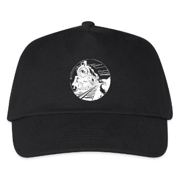 Railway Graphic - Kids’ Baseball Cap - black - Front