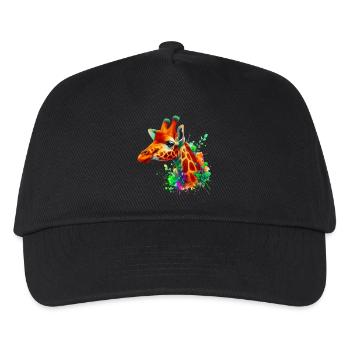 Giraffe - Kids’ Baseball Cap - black - Front