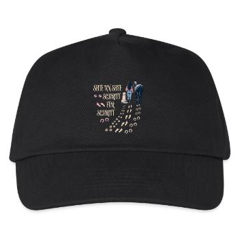 Maîtresse Chien et Cheval - Casquette de baseball Enfant - noir - Devant