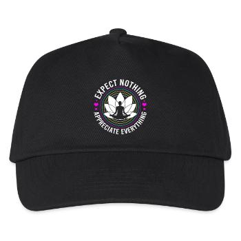 Bouddhisme Bouddha bouddhiste Méditation Zen Namaste - Casquette de baseball Enfant - noir - Devant
