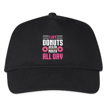 Donut Lover - Kids’ Baseball Cap - black - Front