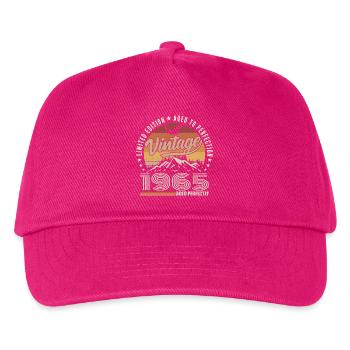 1965 Gift 60th Anniversary 1965 Vintage 1965 - Kids’ Baseball Cap - fuchsia - Front