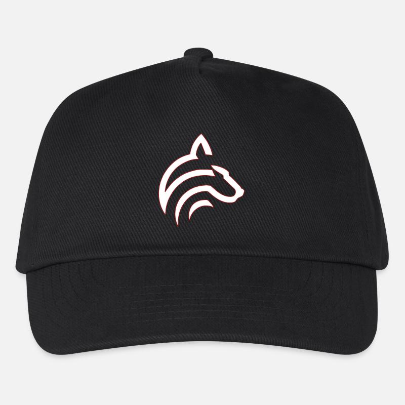 Wolf - Kinder Basecap - Schwarz