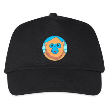 Snub-nosed monkey Monkey Chimpanzee - Kids’ Baseball Cap - black - Front