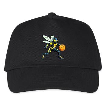 Joueur de basket-ball des Wasps / Basket-ball Guêpe - Casquette de baseball Enfant - noir - Devant