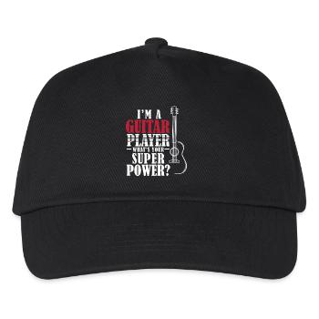 I am A Guitar Player - Kids’ Baseball Cap - black - Front