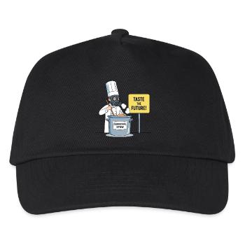 Taste the Future ! - Kinder Basecap - Schwarz - Vorne