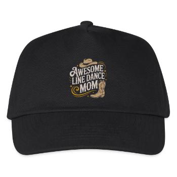 Maman de danse en ligne. Merveilleuse maman de danse en ligne - Casquette de baseball Enfant - noir - Devant