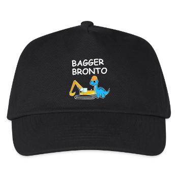 Excavatrice Bronto - Casquette de baseball Enfant - noir - Devant