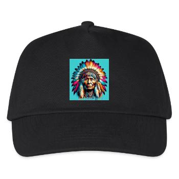American Indian American - Kids’ Baseball Cap - black - Front