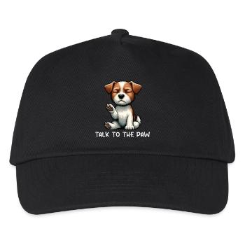 Talk to the Paw Jack Russel terrier Jack russel - Kids’ Baseball Cap - black - Front