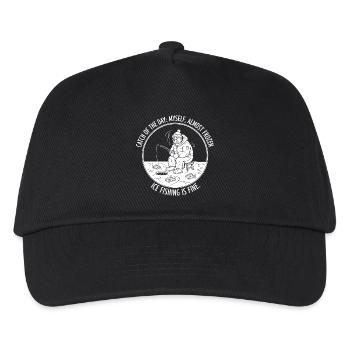 Eisfischen ist super - Kids’ Baseball Cap - black - Front