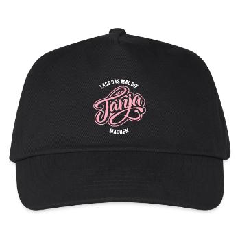 Let Tanja do that - name day - Kids’ Baseball Cap - black - Front