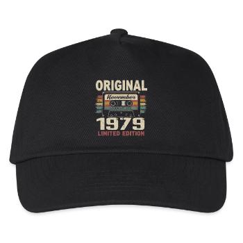 November 1979 Gift November 1979 - Kids’ Baseball Cap - black - Front