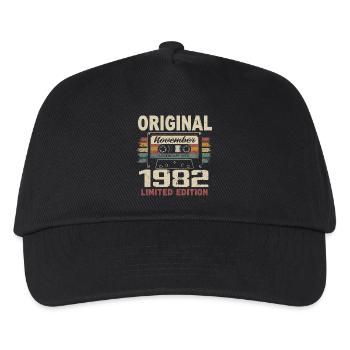 November 1982 Gift November 1982 - Kids’ Baseball Cap - black - Front